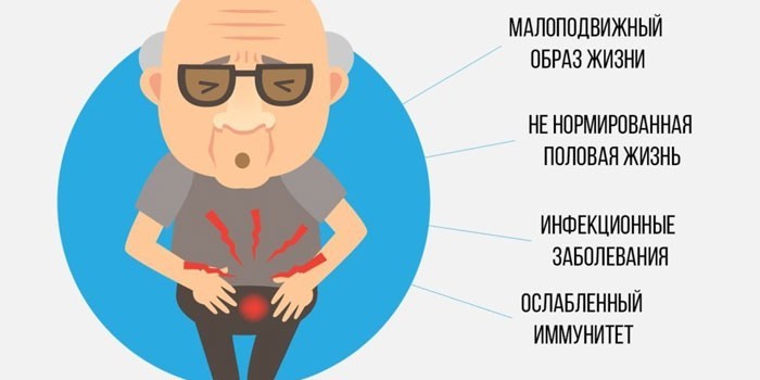 Причины бактериального простатита