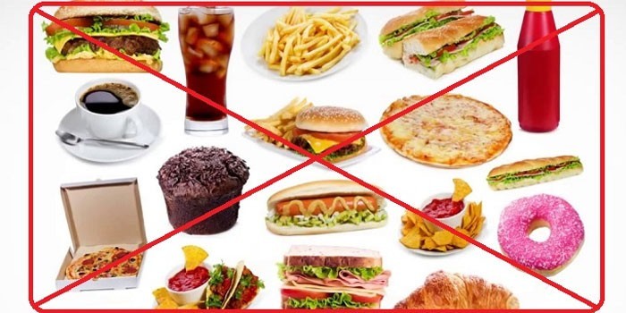 Запрещенные продукты при язве желудка
