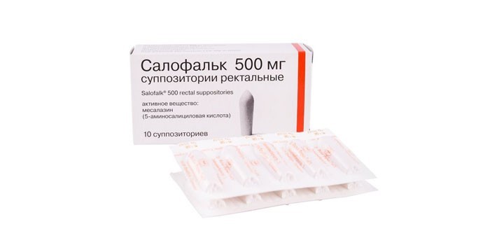 Ректальные свечи Салофальк