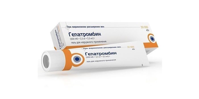 Гель Гепатромбин