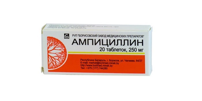 Таблетки Ампициллин