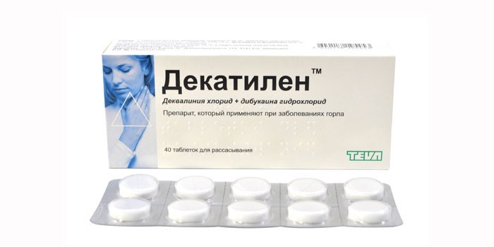 Таблетки Декатилен