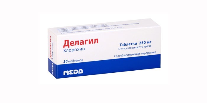 Таблетки Делагил