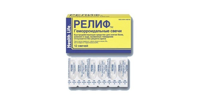 Свечи Релиф