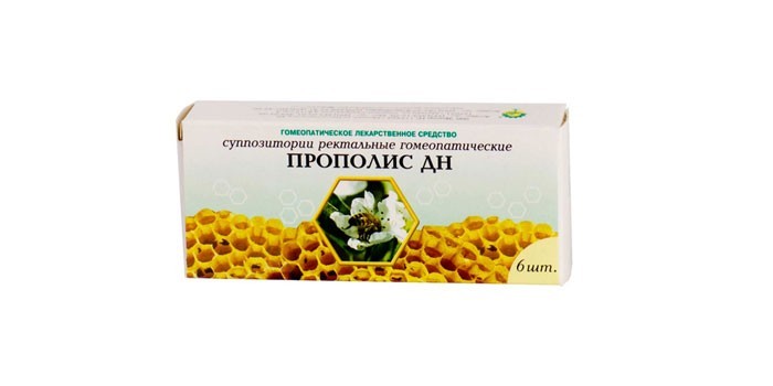 Гомеопатические с прополисом