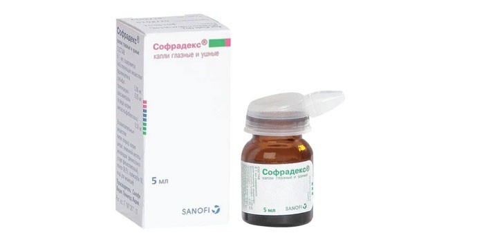 Капли Софрадекс