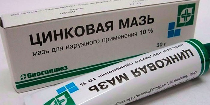 Цинковая мазь в упаковке