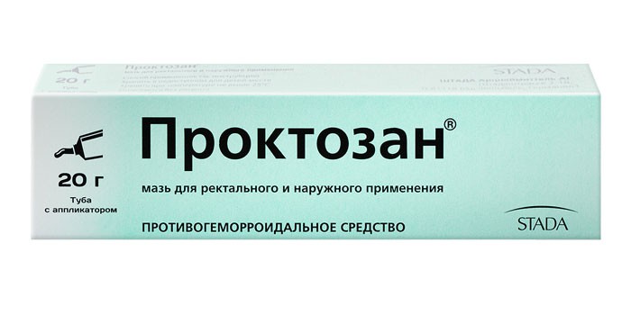 Мазь Проктозан в упаковке