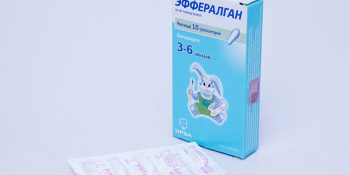 Жаропонижающие свечи Эффералган