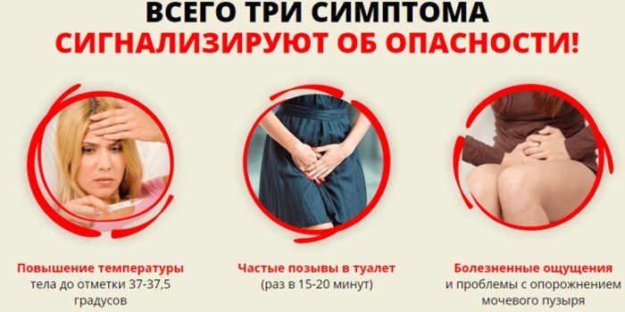 Три основных симптома