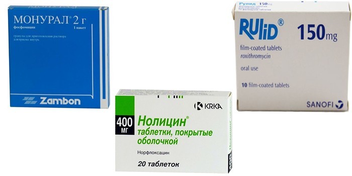 Монурал, Нолицин и Рулид