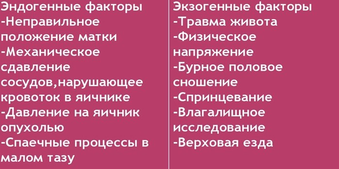 Эндогенные и экзогенные факторы