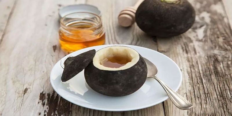 Сок редьки с медом 