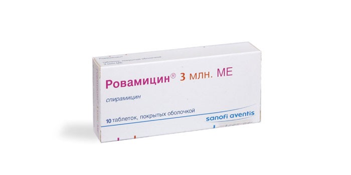 Таблетки Ровамицин