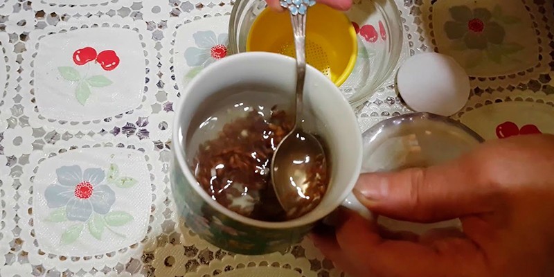 Настой из льняного семени