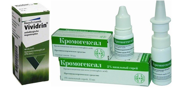 Препараты Вивидрин и Кромогексал