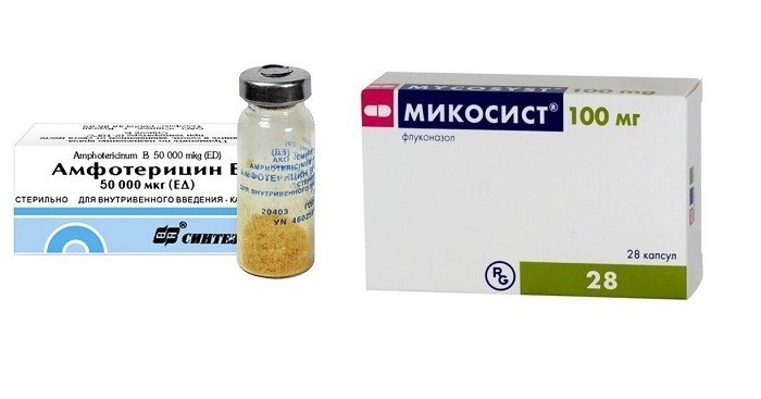 Амфотерицин и Микосист
