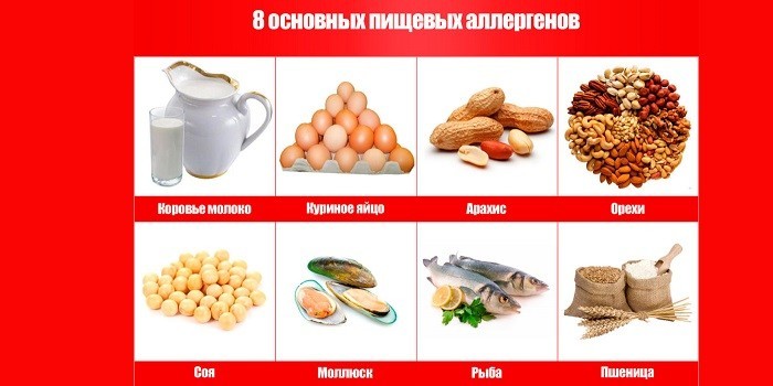 Основные пищевые аллергены