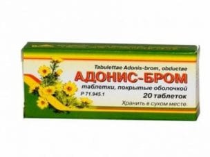 Адонис Бром – инструкция по применению, показания, механизм действия и аналоги