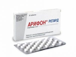 Арифон Ретард – инструкция по применению, форма выпуска, показания, побочные эффекты, аналоги и цена