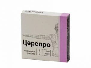 Церепро – инструкция по применению и показания, состав, дозировка, форма выпуска и цена