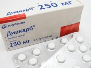 Диакарб – инструкция по применению и отзывы