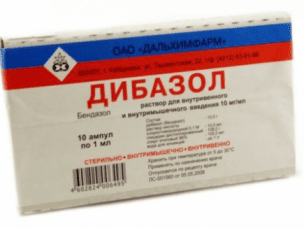 Дибазол – инструкция по применению и отзывы