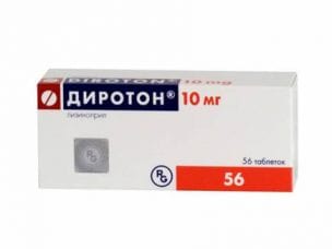Диротон – инструкция по применению таблеток, состав, показания, побочные эффекты, аналоги и цена