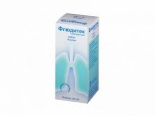 Флюдитек – инструкция по применению, состав, показания, побочные эффекты, аналоги и цена