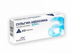 Сульгин - инструкция по применению, состав, показания и цена
