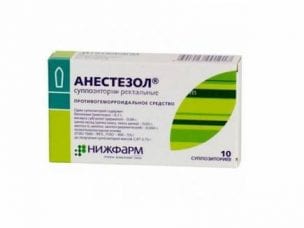 Свечи Анестезол - инструкция по применению, показания и состав