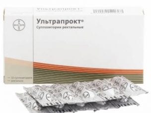 Свечи Ультрапрокт - показания, инструкция по применению и цена